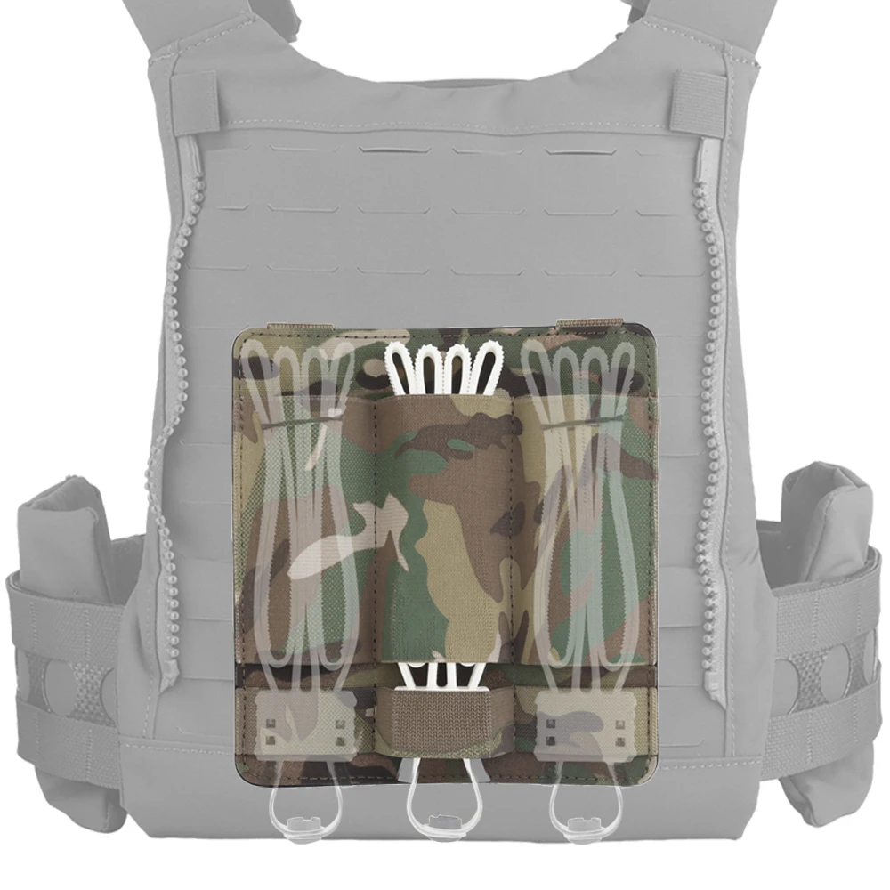 Tactical Vest Men - Supporto di fissaggio per fascette per