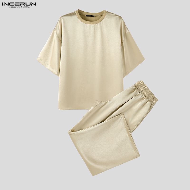 Men'S Fashion Loose Pants - Completi da Uomo INCERUN: Set Due