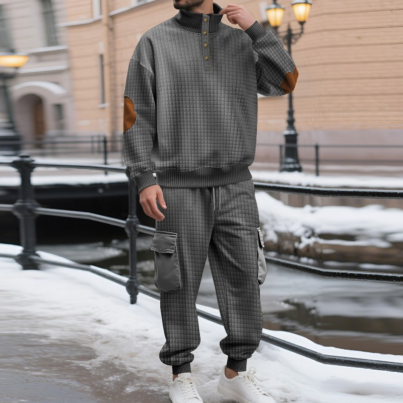 Men'S Fashion Loose Pants - KIDWHXR Set Felpa Autunnale da Uomo,