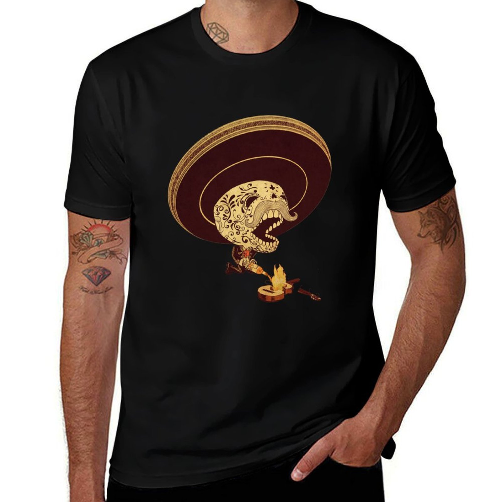 Men'S Fashion Monterrey - T-Shirt Monterrey Fire, Maglietta Grafica alla