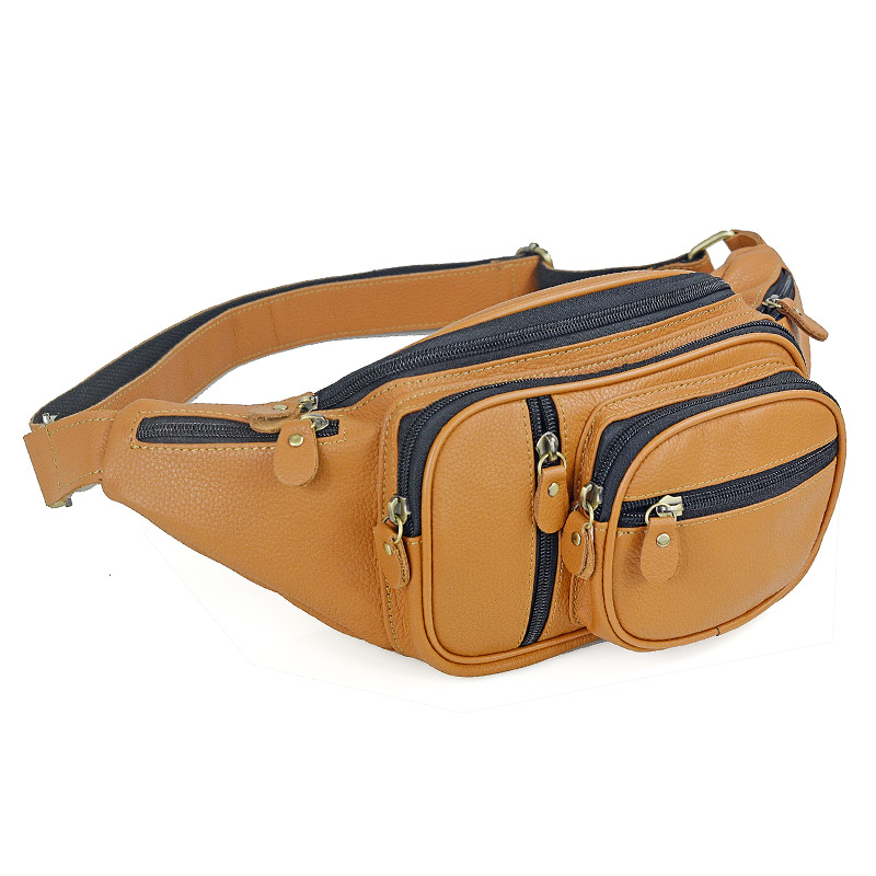 Fashion Harness Men - Marsupio da uomo in vera pelle