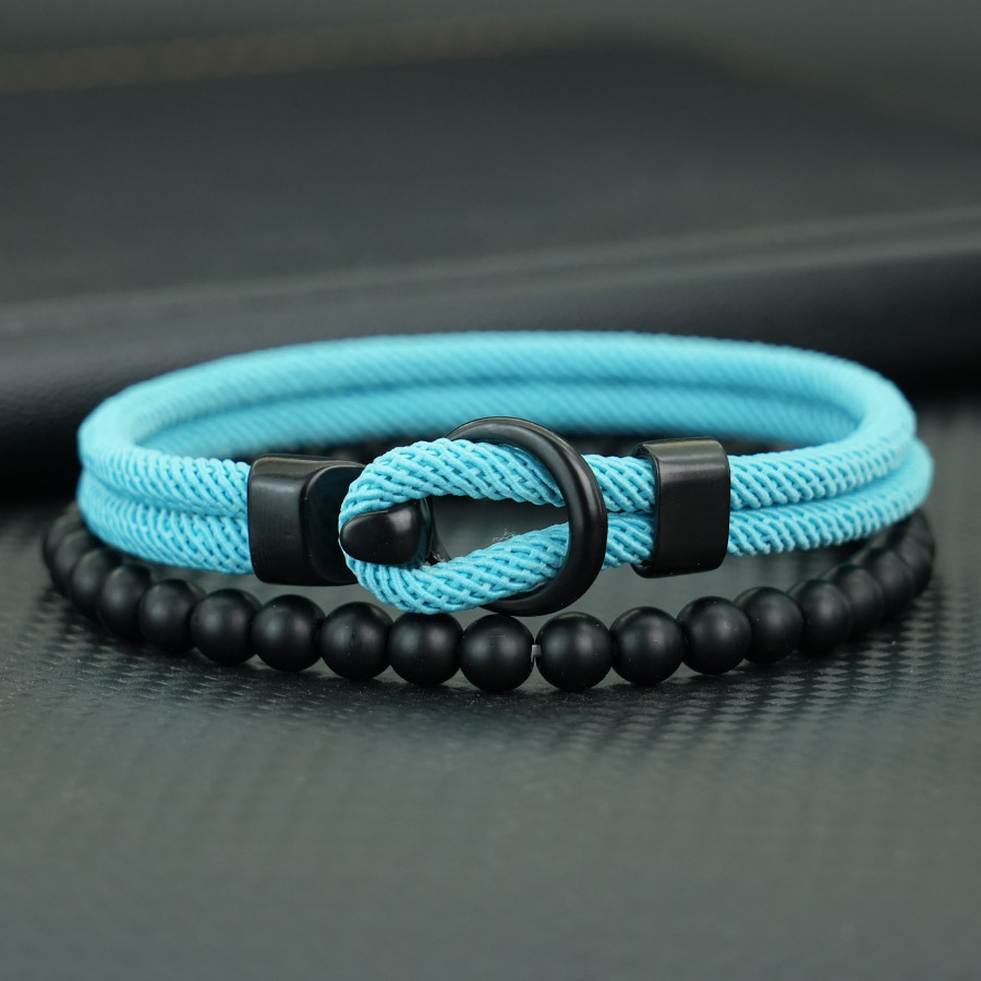 Milan Men'S Fashion - Alla moda 2 pezzi perline cavo