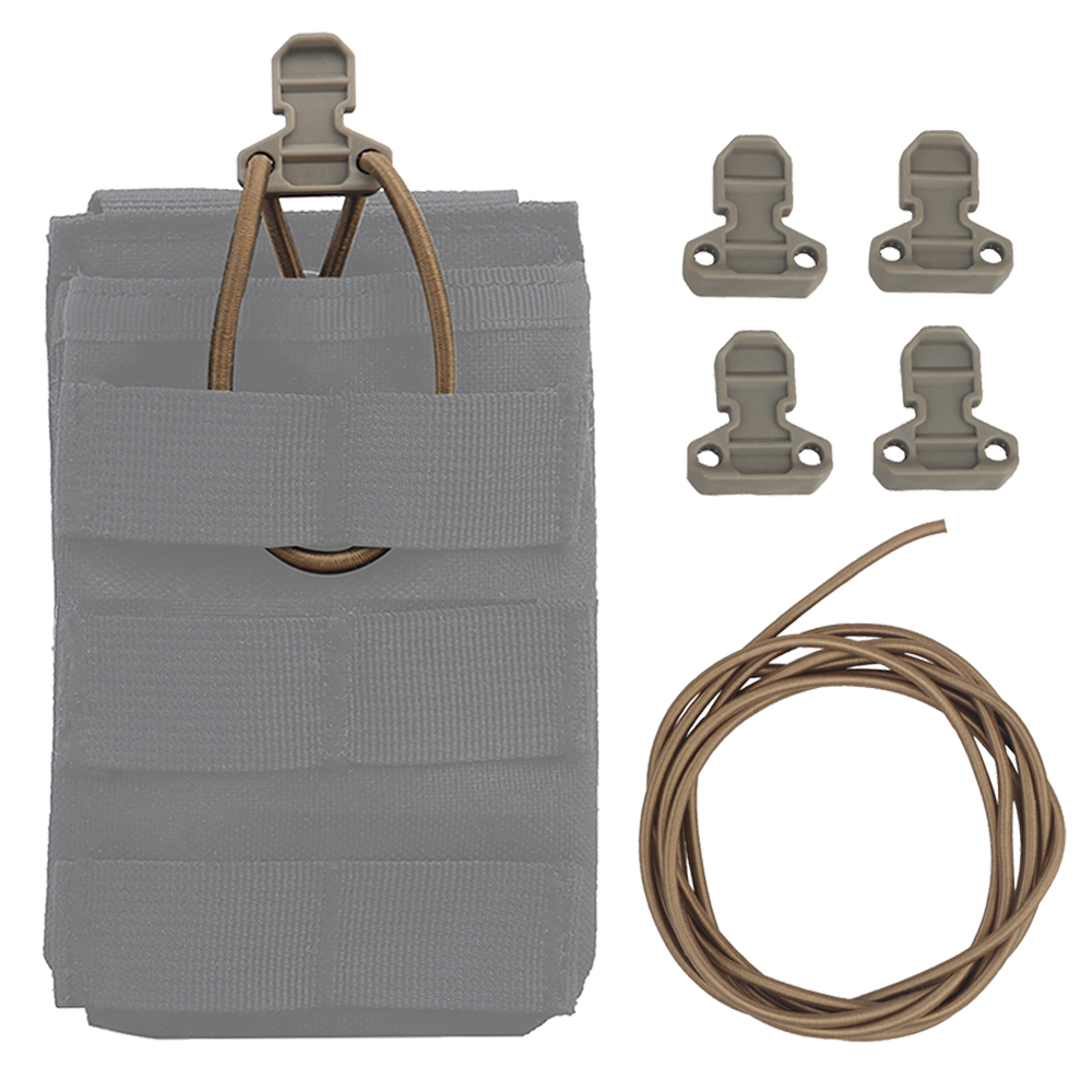 Tactical Vest Men - Custodia tattica per caricatore Corde elastiche
