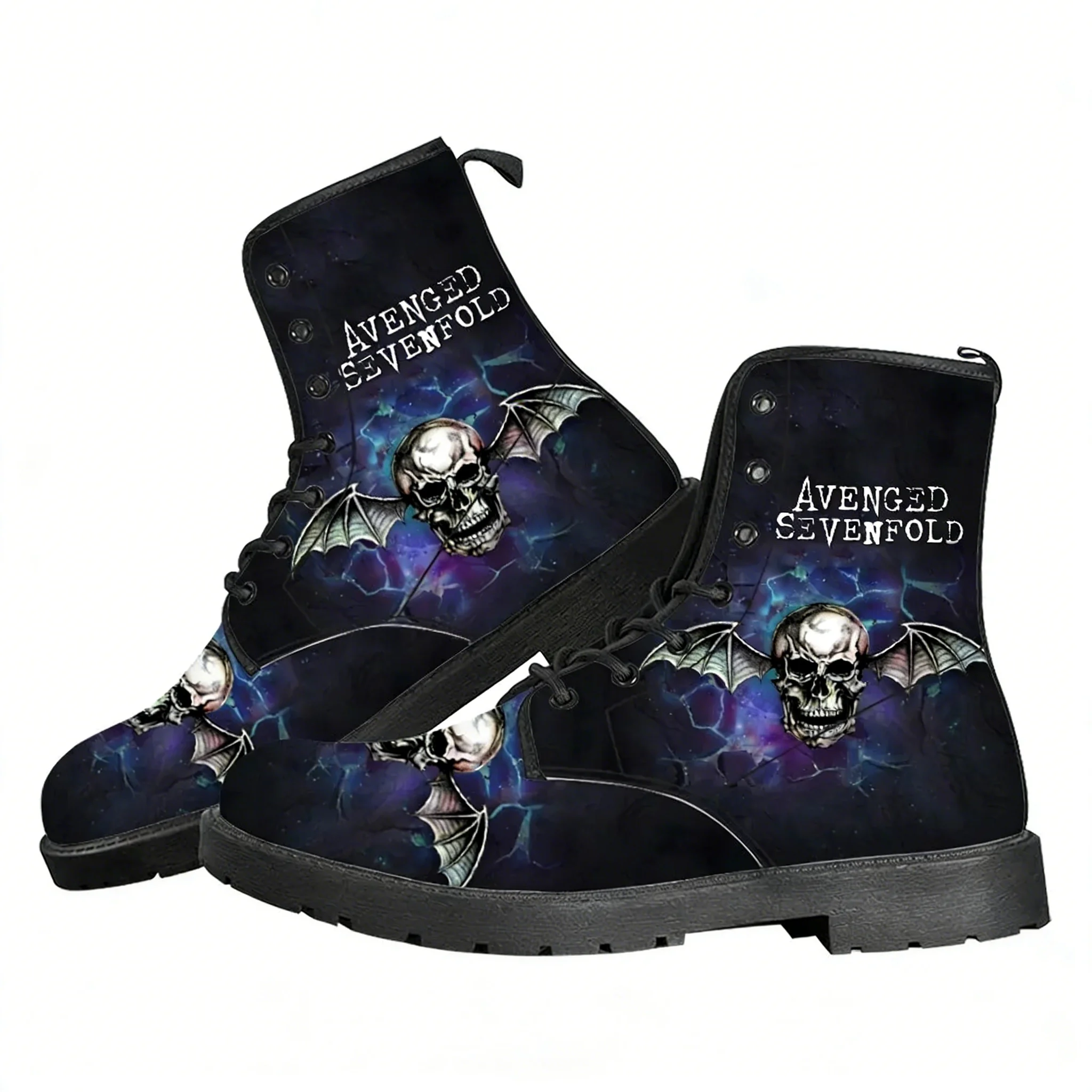 Men Fashion Vintage - Avenged Sevenfold Recurring Nightmare Stivali Casual