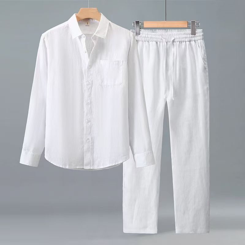 Men'S Fashion 2026 - Completo (Camicia + Pantaloni) Moda Uomo