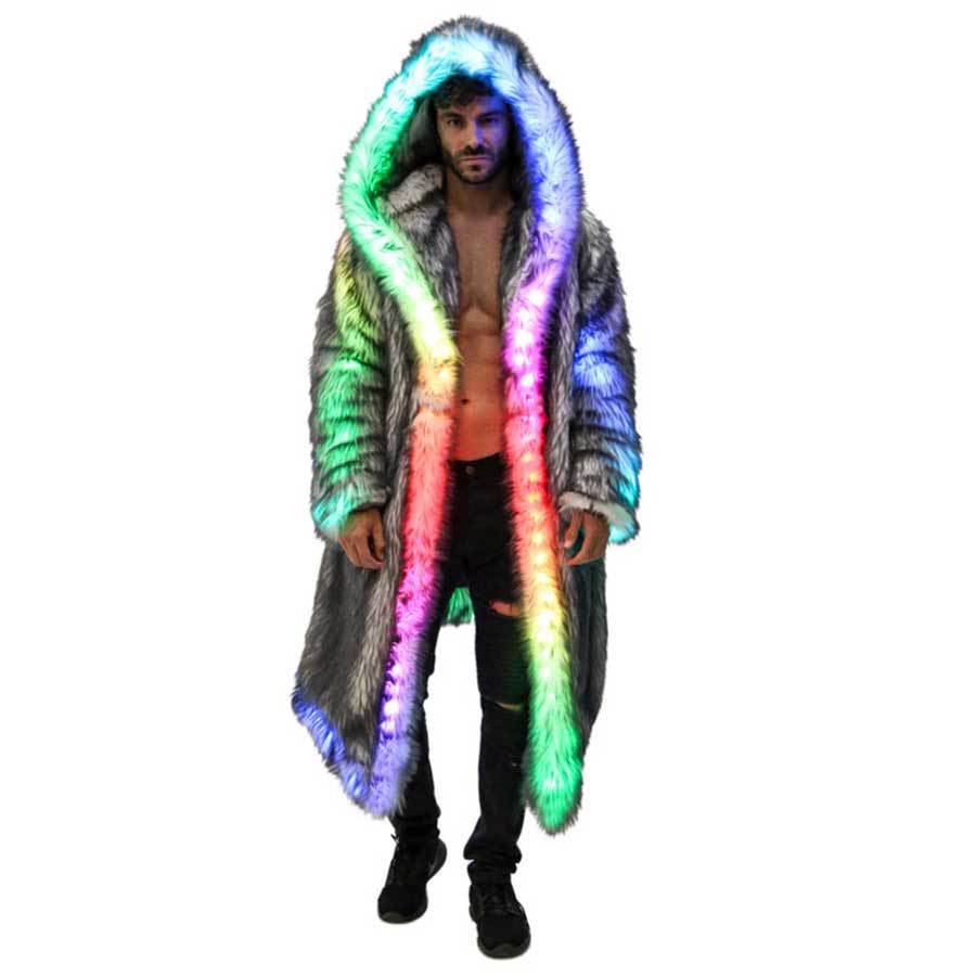 Men'S Fashion Light Jacket - Cappotto in pelliccia sintetica da uomo