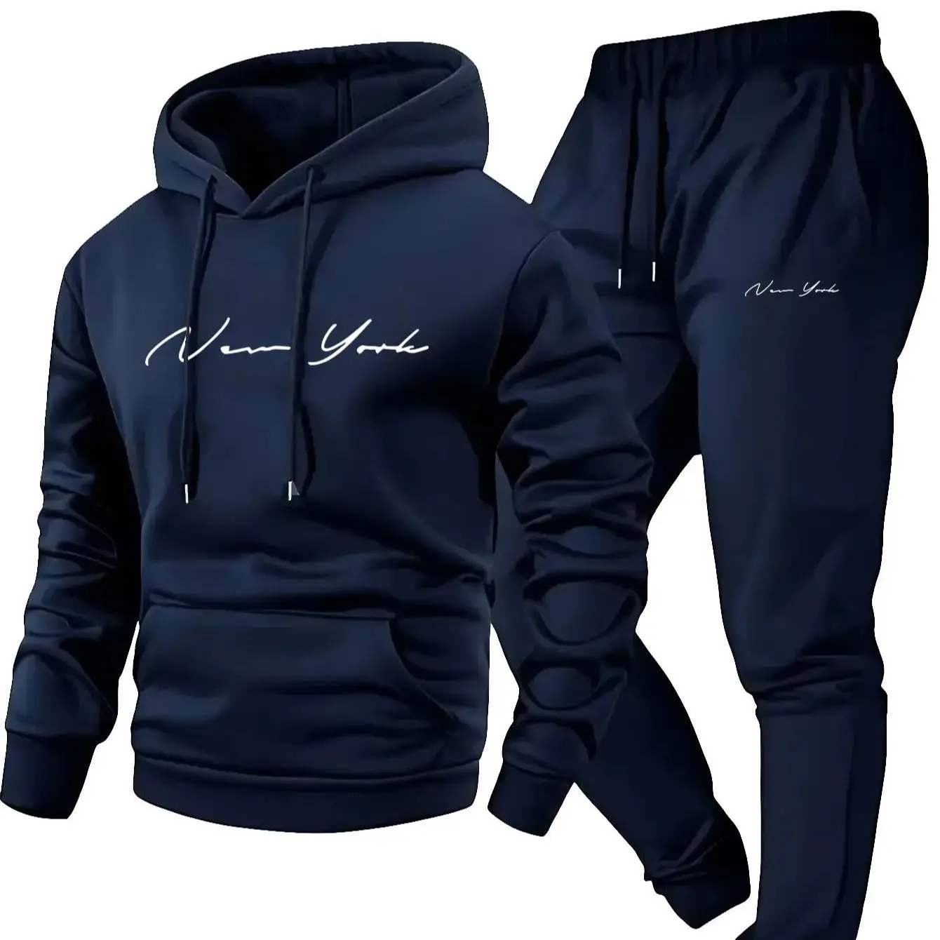Streetwear Hoodie - Set Felpa con Cappuccio e Pantaloni