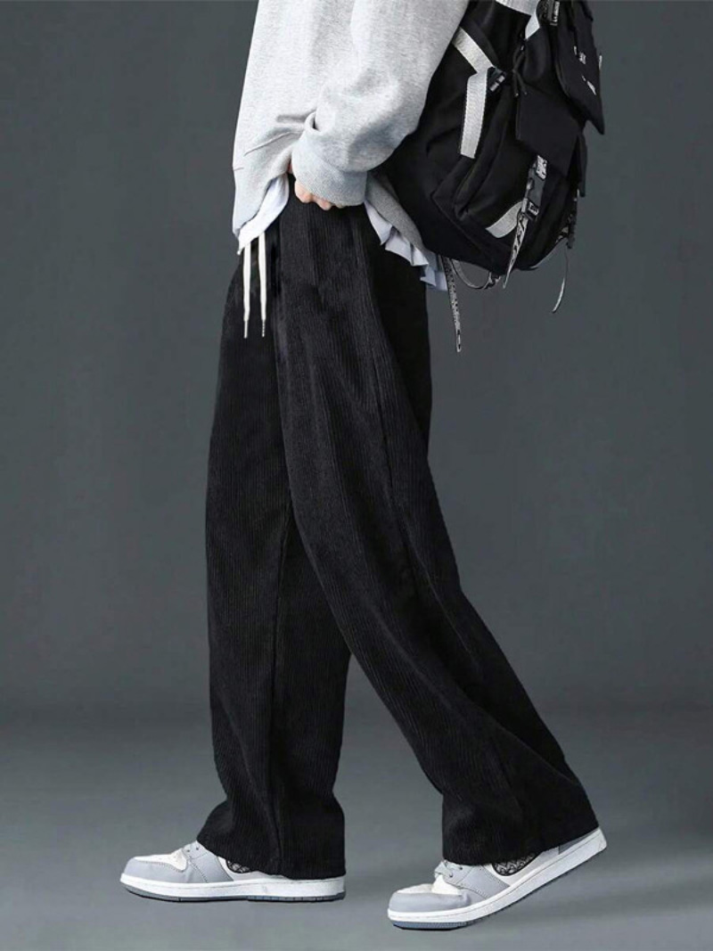 Men'S Fashion Loose Pants - Pantaloni Larghi da Uomo in Corduroy
