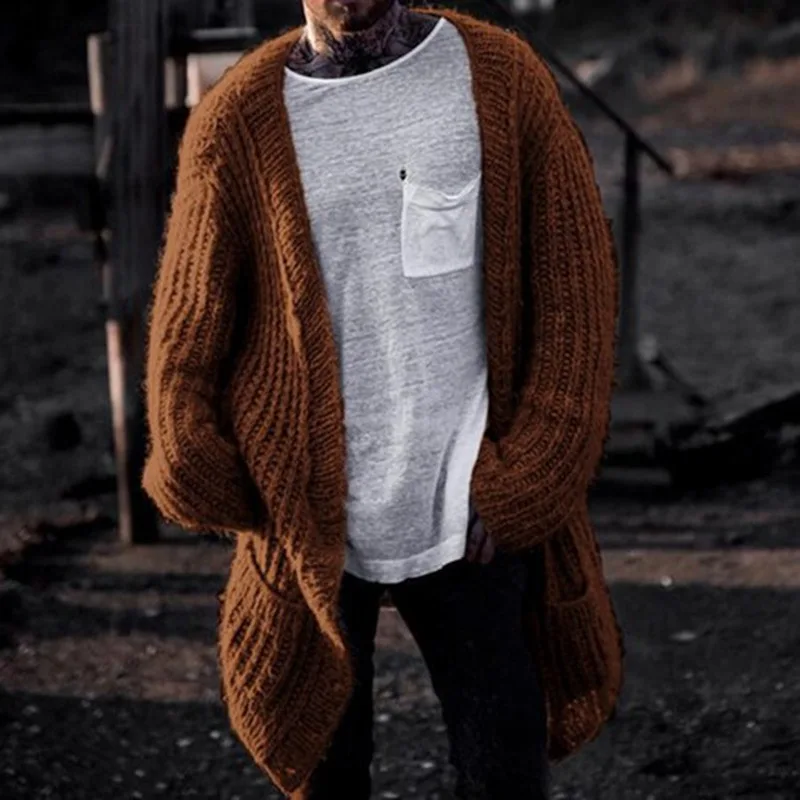 Men'S Fashion V Neck Sweater - Autunno e inverno da uomo in