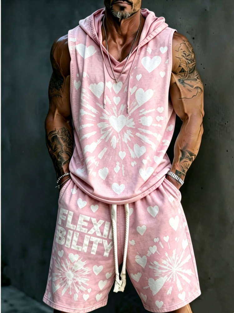 Streetwear Hoodie - Completo da Uomo 2 Pezzi: Felpa
