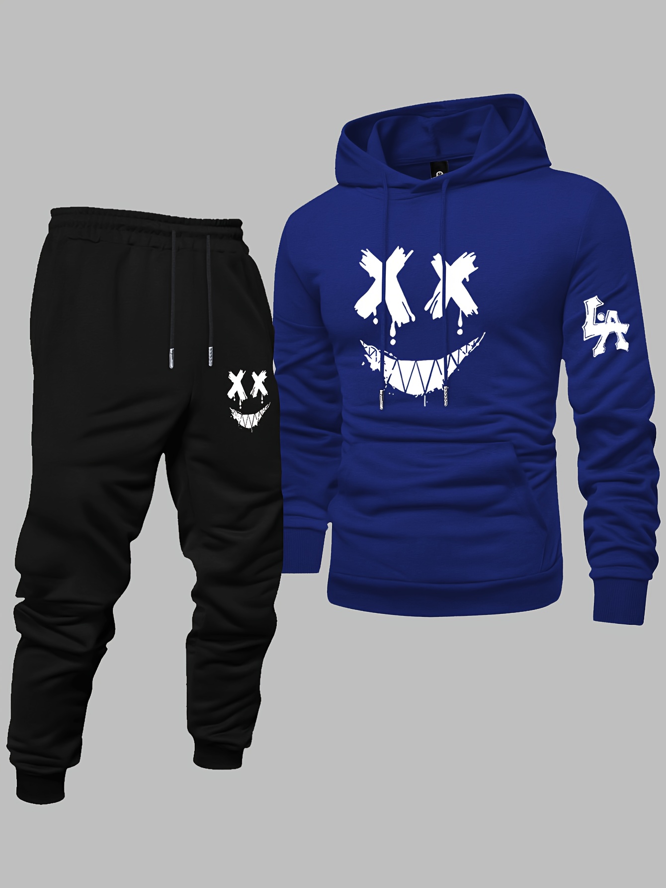 Streetwear Hoodie - Tuta Sportiva da Uomo Trendy Streetwear