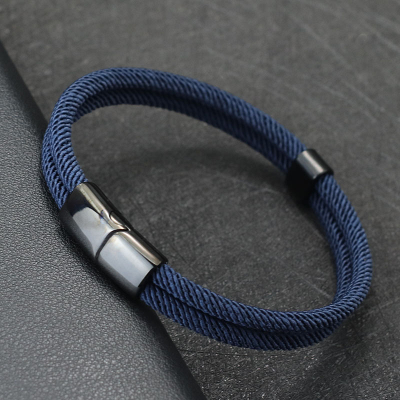 Milan Men'S Fashion - Noter Nuovo Bracciale Da Uomo Bilayer