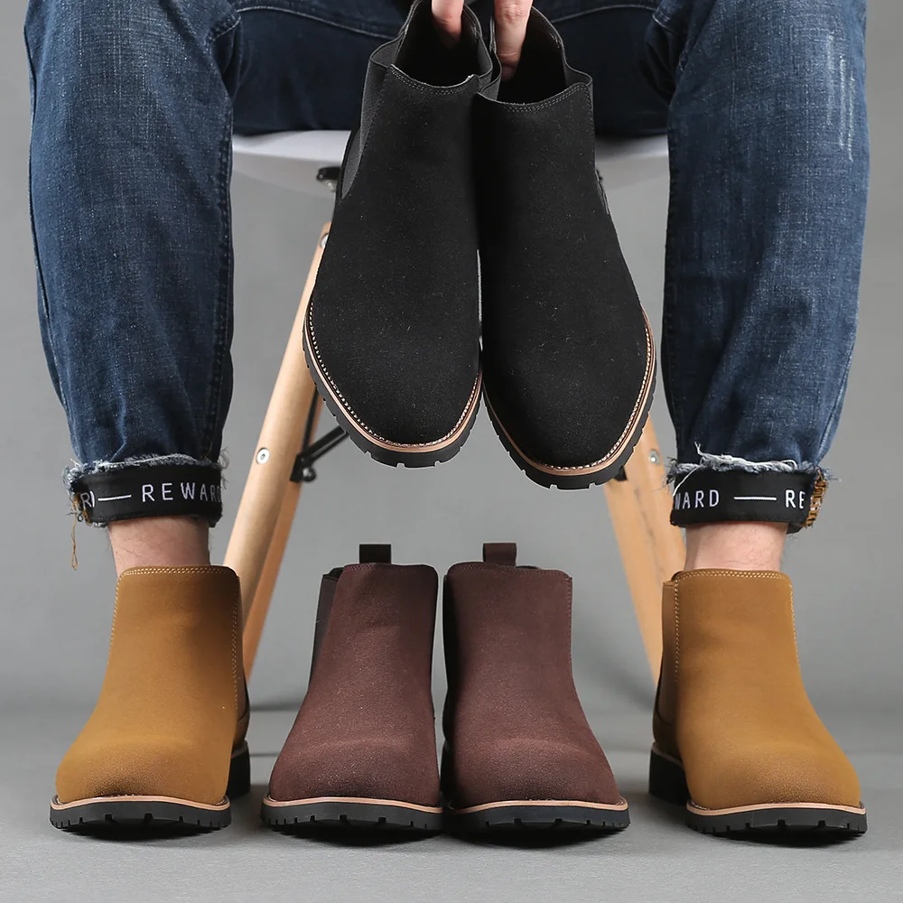 Chelsea Boots Men - Stivaletti da uomo Stivaletti in pelle
