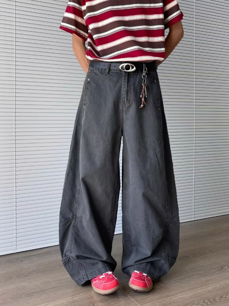 Mens Fashion Dark Grey Pants - 2025 Trashy Y2K 2000S Moda Grigio