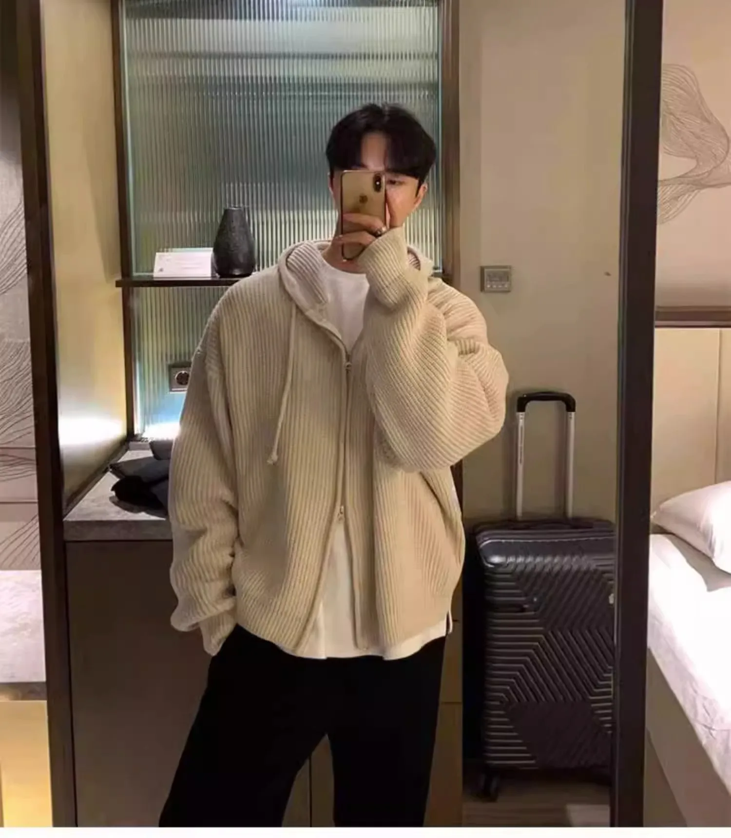 Men'S Fashion V Neck Sweater - Nuova Moda Coreana: Cardigan da Uomo