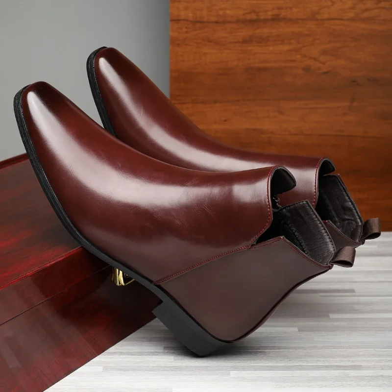 Chelsea Boots Men - Nuovi stivali da uomo Classici Stivaletti
