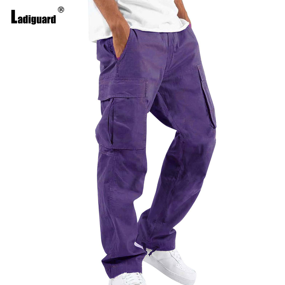 Men'S Fashion Khaki Pants - Plus Size 5xl pantaloni Multi-tasche da