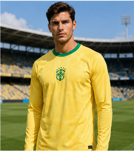 Men'S Fashion 2026 - Maglia da Calcio a Maniche Lunghe