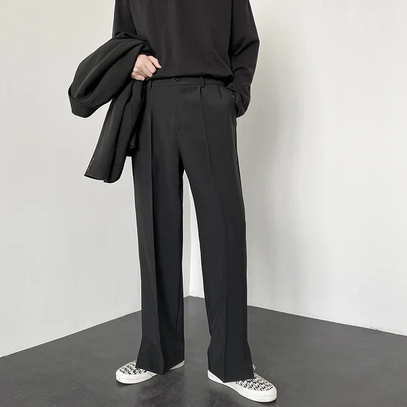 Men'S Fashion Khaki Pants - Pantaloni da Uomo Stile Coreano, Taglio