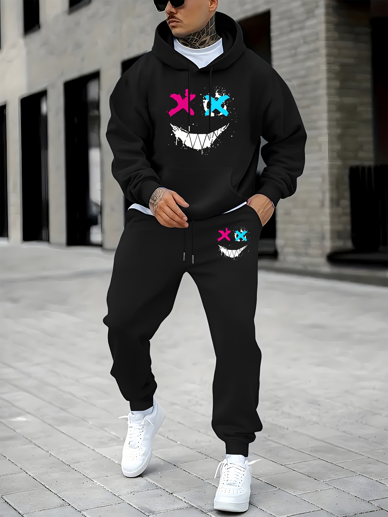 Streetwear Hoodie - Completo Sportivo da Uomo Autunno Inverno