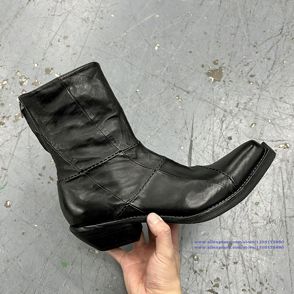 Stivali da uomo in pelle nera  - Chelsea Boots Men recensione e prezzo