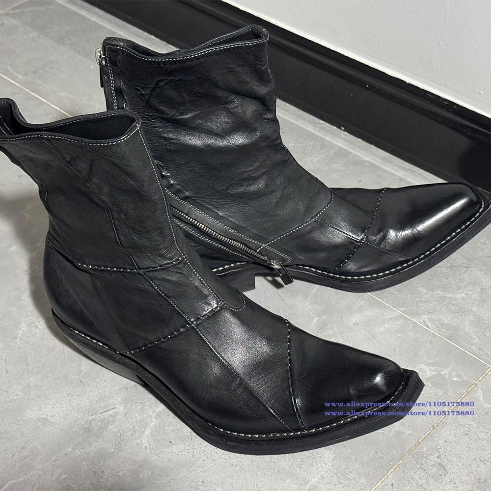 Stivali da uomo in pelle nera  - Chelsea Boots Men recensione e prezzo