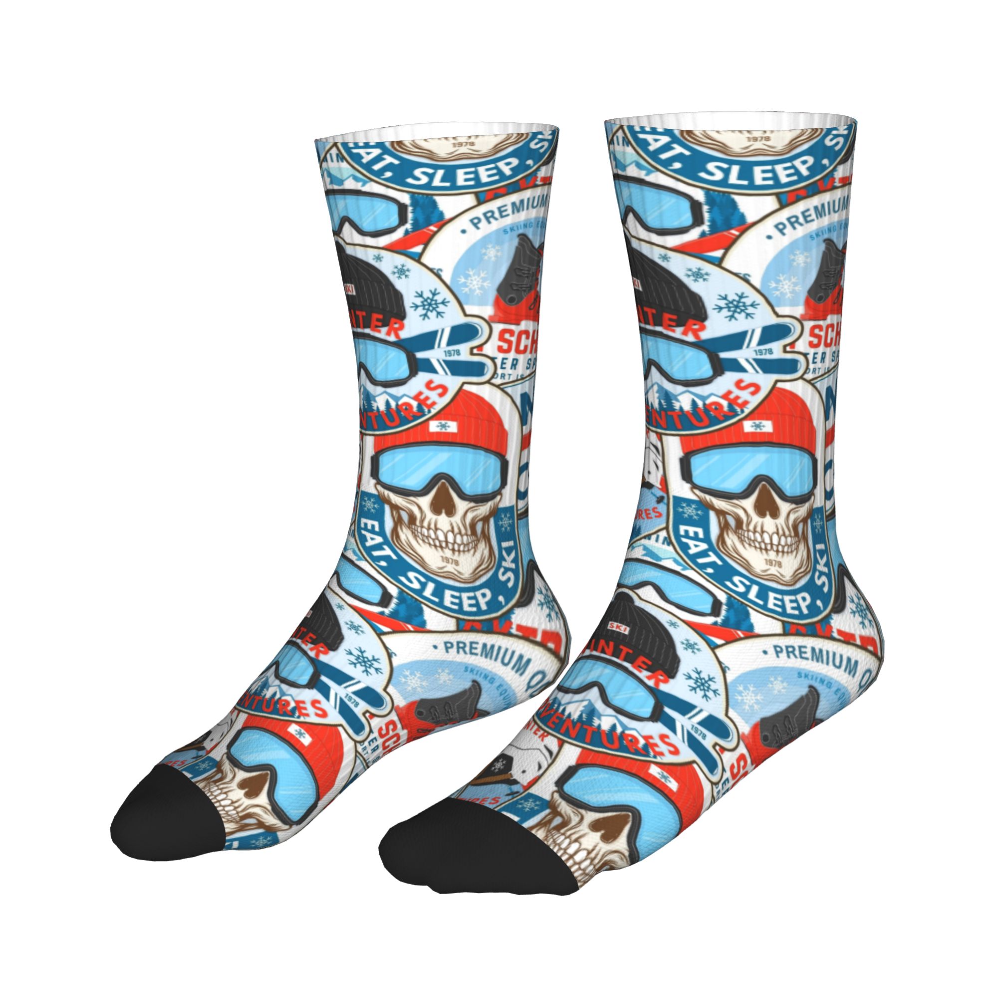 Calzini vintage rosso blu Ski  - Men Fashion Vintage recensione e prezzo