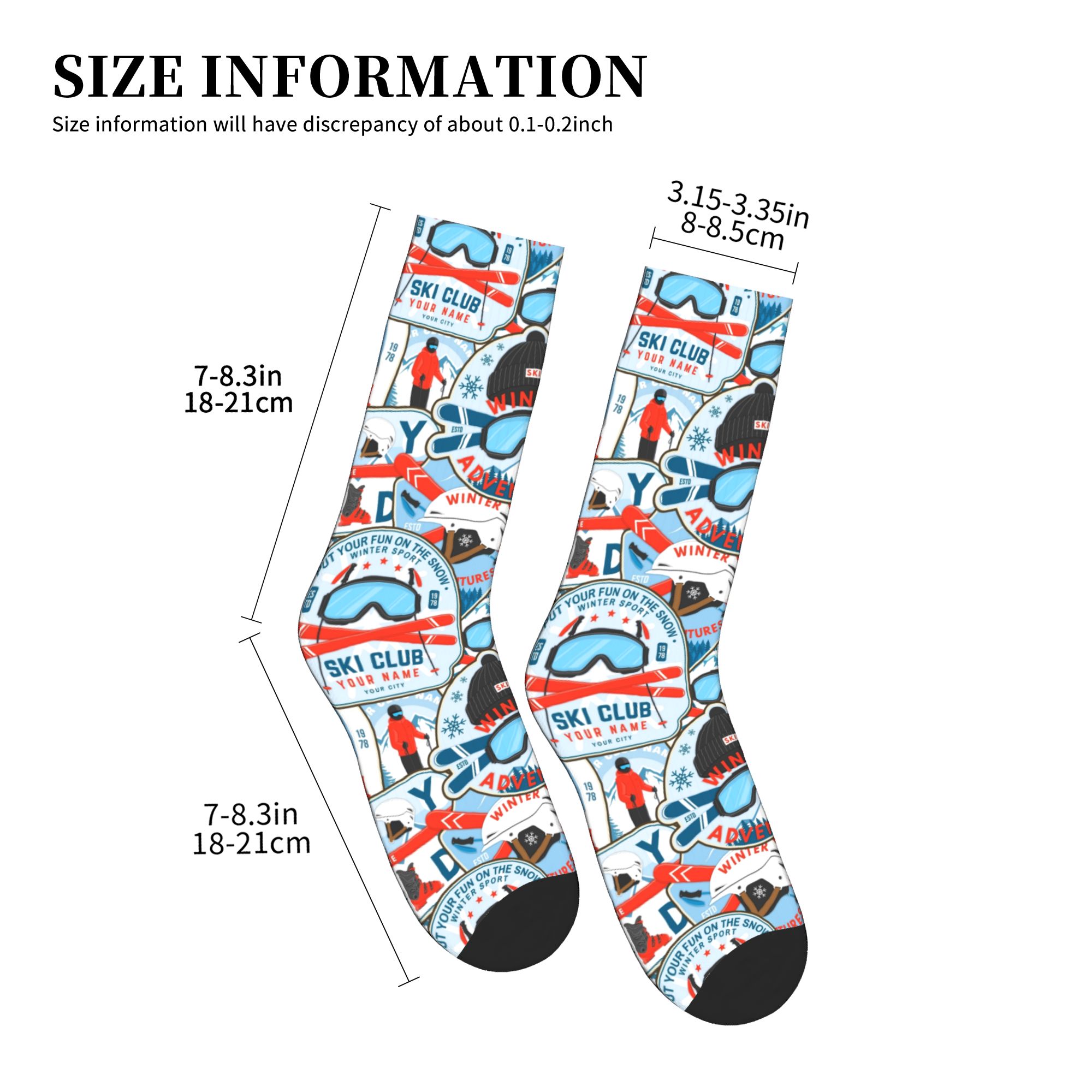 Calzini vintage rosso blu Ski  - Men Fashion Vintage recensione e prezzo