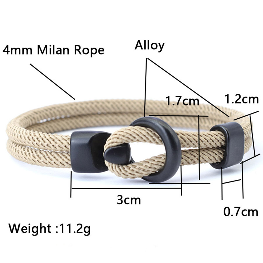 Alla moda 2 pezzi perline cavo - Milan Men'S Fashion recensione e prezzo