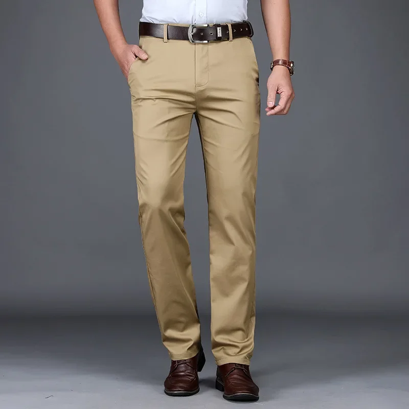 Pantaloni da abito slim da uom - Men'S Fashion Khaki Pants recensione e prezzo