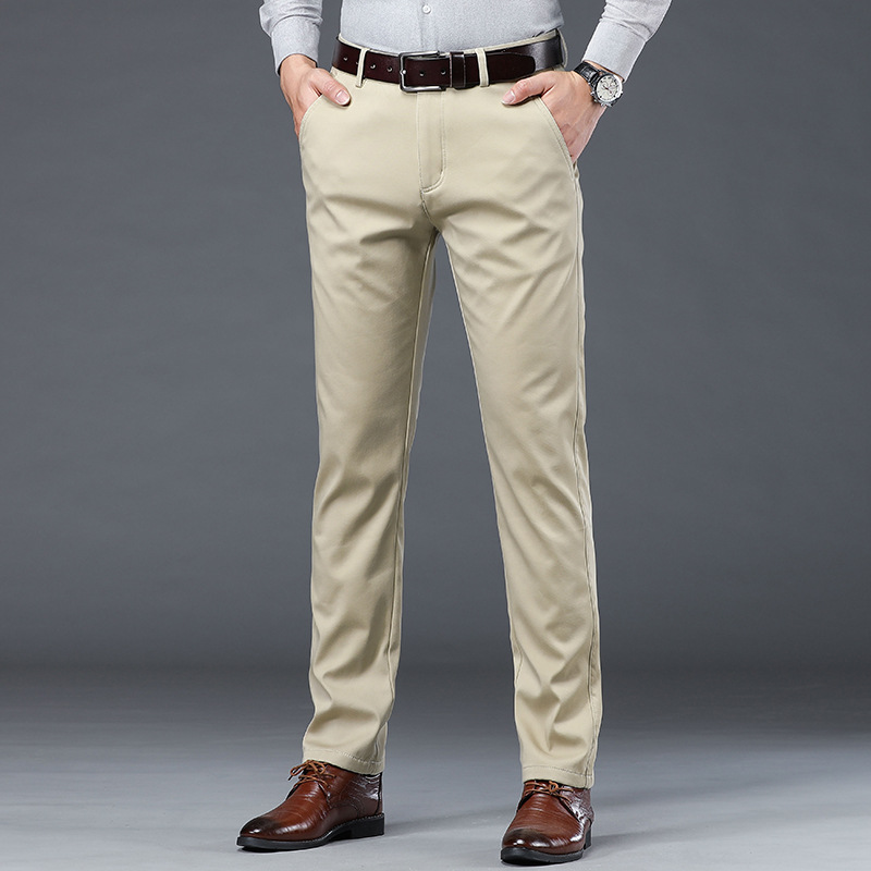 Pantaloni da abito slim da uom - Men'S Fashion Khaki Pants recensione e prezzo