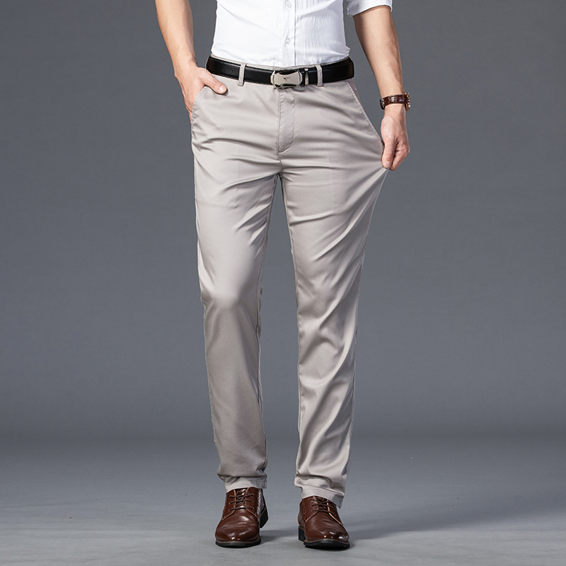 Pantaloni da abito slim da uom - Men'S Fashion Khaki Pants recensione e prezzo