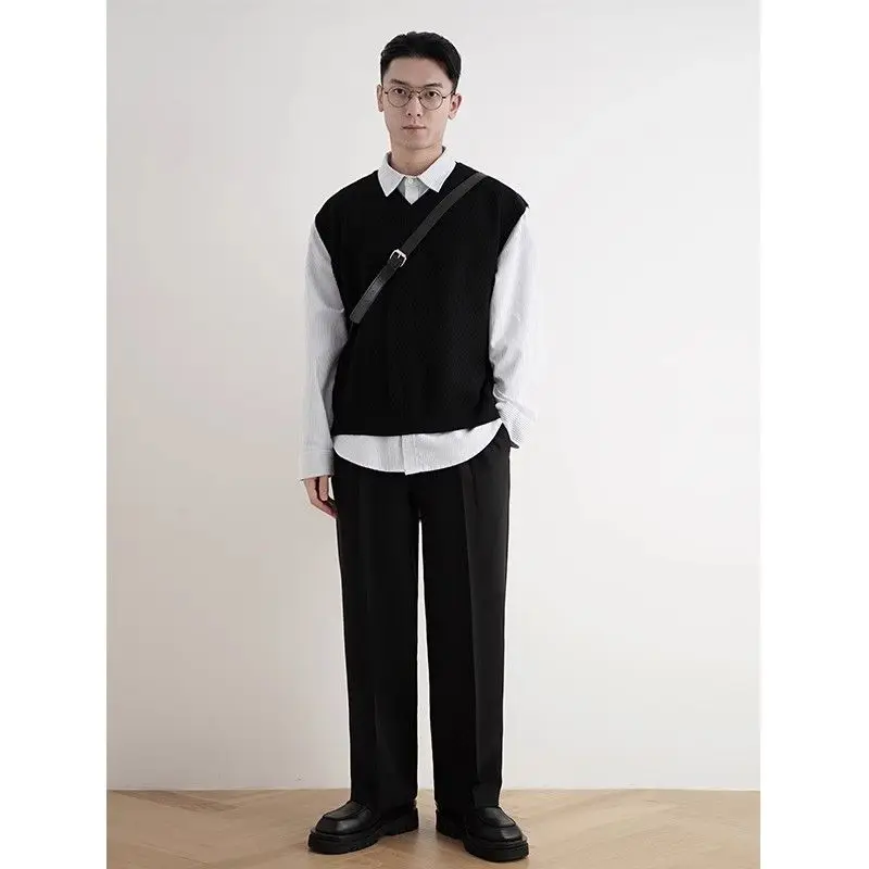 2024 inizio autunno semplice g - Men'S Fashion V Neck Sweater recensione e prezzo