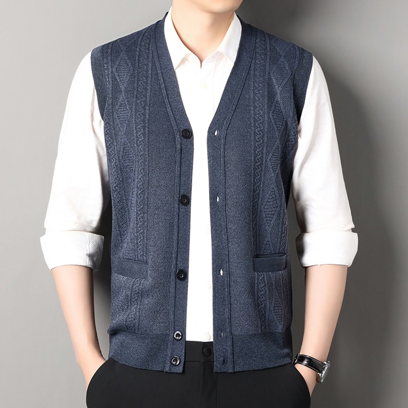 Gilet da uomo autunno inverno  - Men'S Fashion V Neck Sweater recensione e prezzo