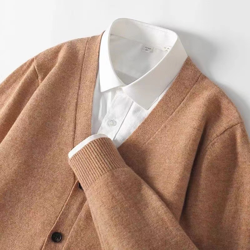 2024 autunno/inverno nuovi uom - Men'S Fashion V Neck Sweater recensione e prezzo