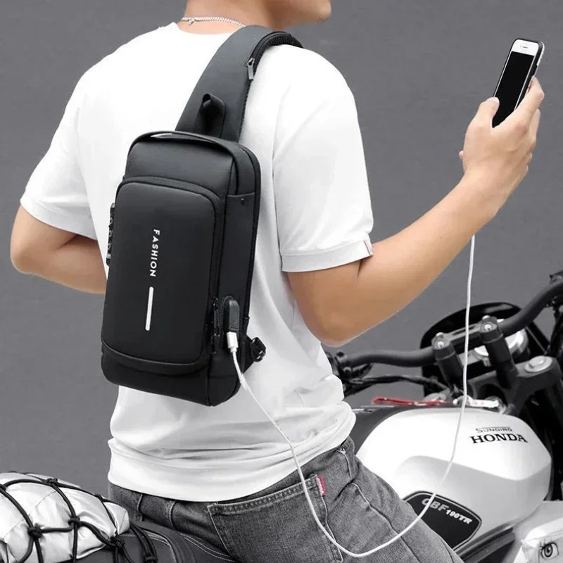 Borsa a tracolla antifurto da  - Fashion Harness Men recensione e prezzo