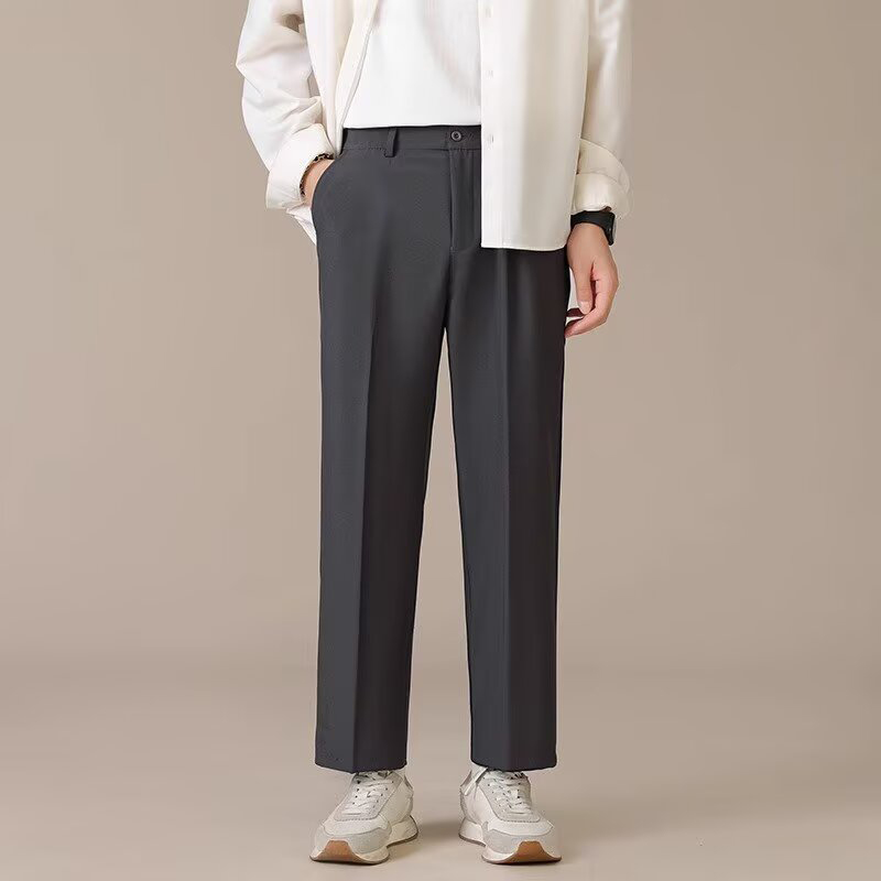 Moda uomo Baggy conciso alla c - Mens Fashion Dark Grey Pants recensione e prezzo