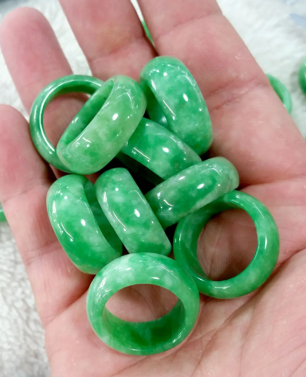 Anello di Giada Verde naturale - Men'S Fashion Rings recensione e prezzo