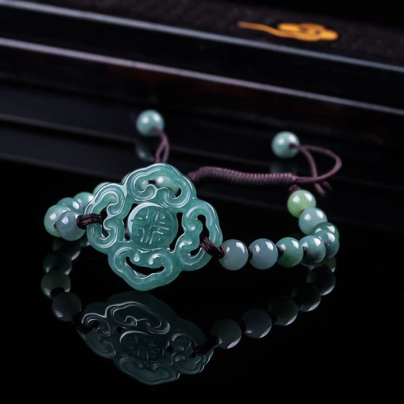 Bracciale in giadeite naturale - Mens Fashion Bracelet recensione e prezzo