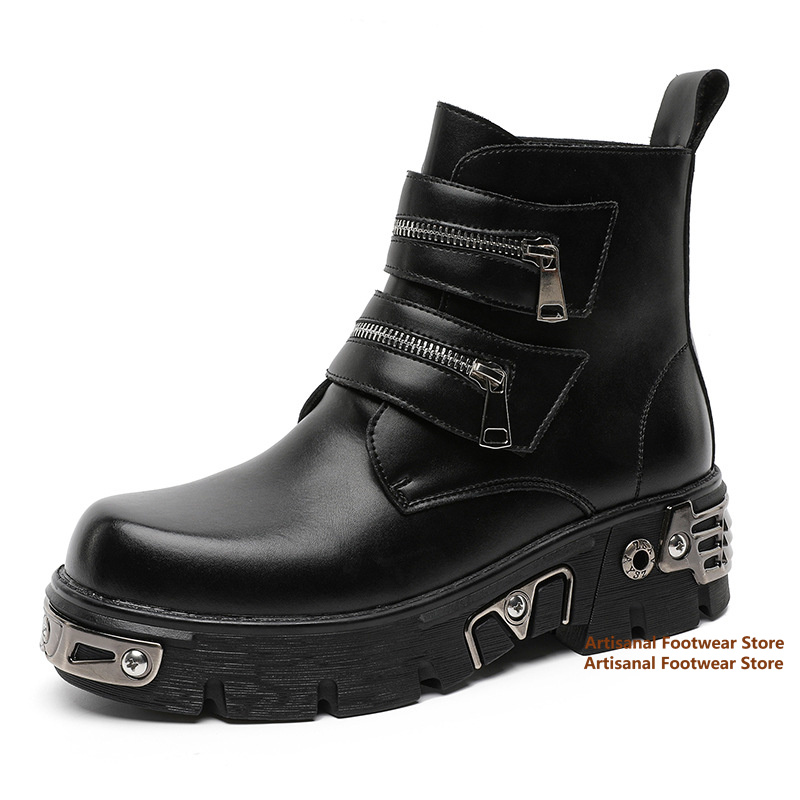 Stivali da Moto Punk con Cingh - Chelsea Boots Men recensione e prezzo