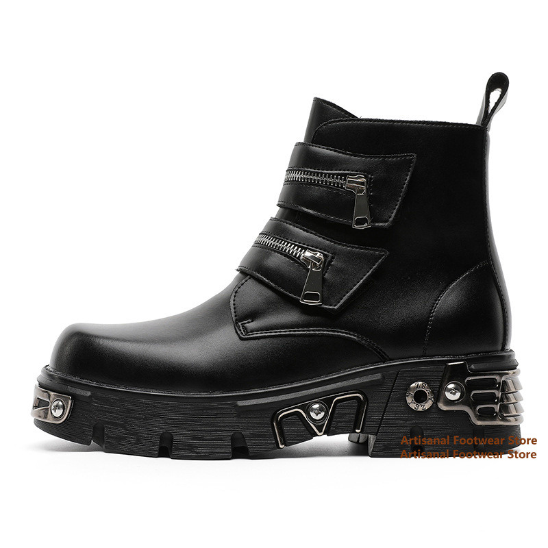 Stivali da Moto Punk con Cingh - Chelsea Boots Men recensione e prezzo