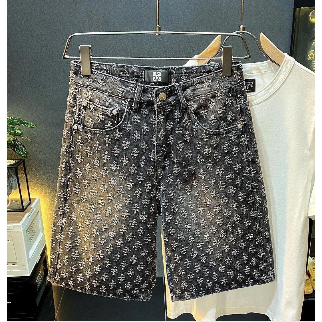 Shorts in denim da uomo estivi - Men'S Fashion Loose Pants recensione e prezzo