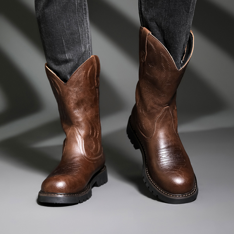 Stivali da cowboy da uomo di m - Men Fashion Vintage recensione e prezzo