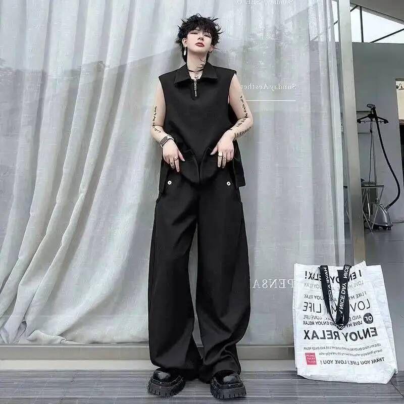 LUZHEN Vest 2026 Moda Estiva U - Men'S Fashion Loose Pants recensione e prezzo