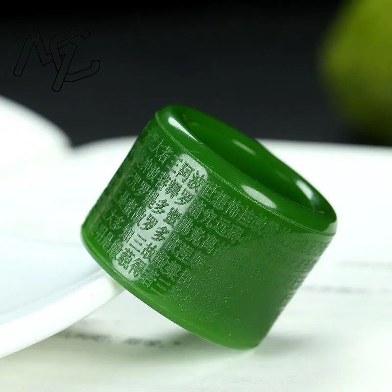 Natural RED Jade Ring Heart Me - Men'S Fashion Rings recensione e prezzo