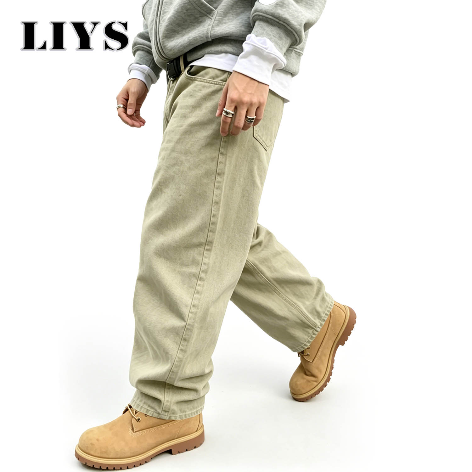 Jeans da Uomo LIYS American Re - Men'S Fashion Khaki Pants recensione e prezzo