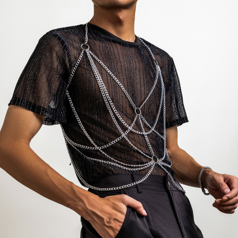 Catena per il corpo da uomo in - Fashion Harness Men recensione e prezzo