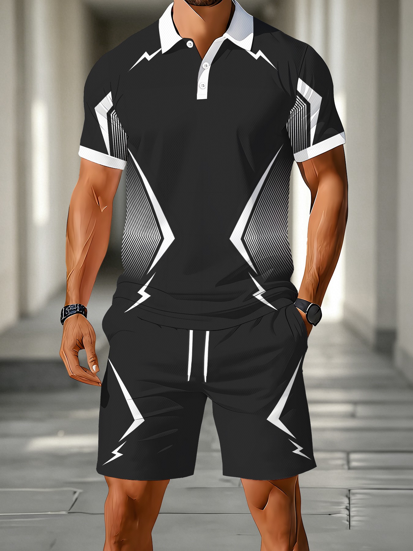 Completo Polo Uomo Americano E - Men'S Fashion Polo Shirt recensione e prezzo