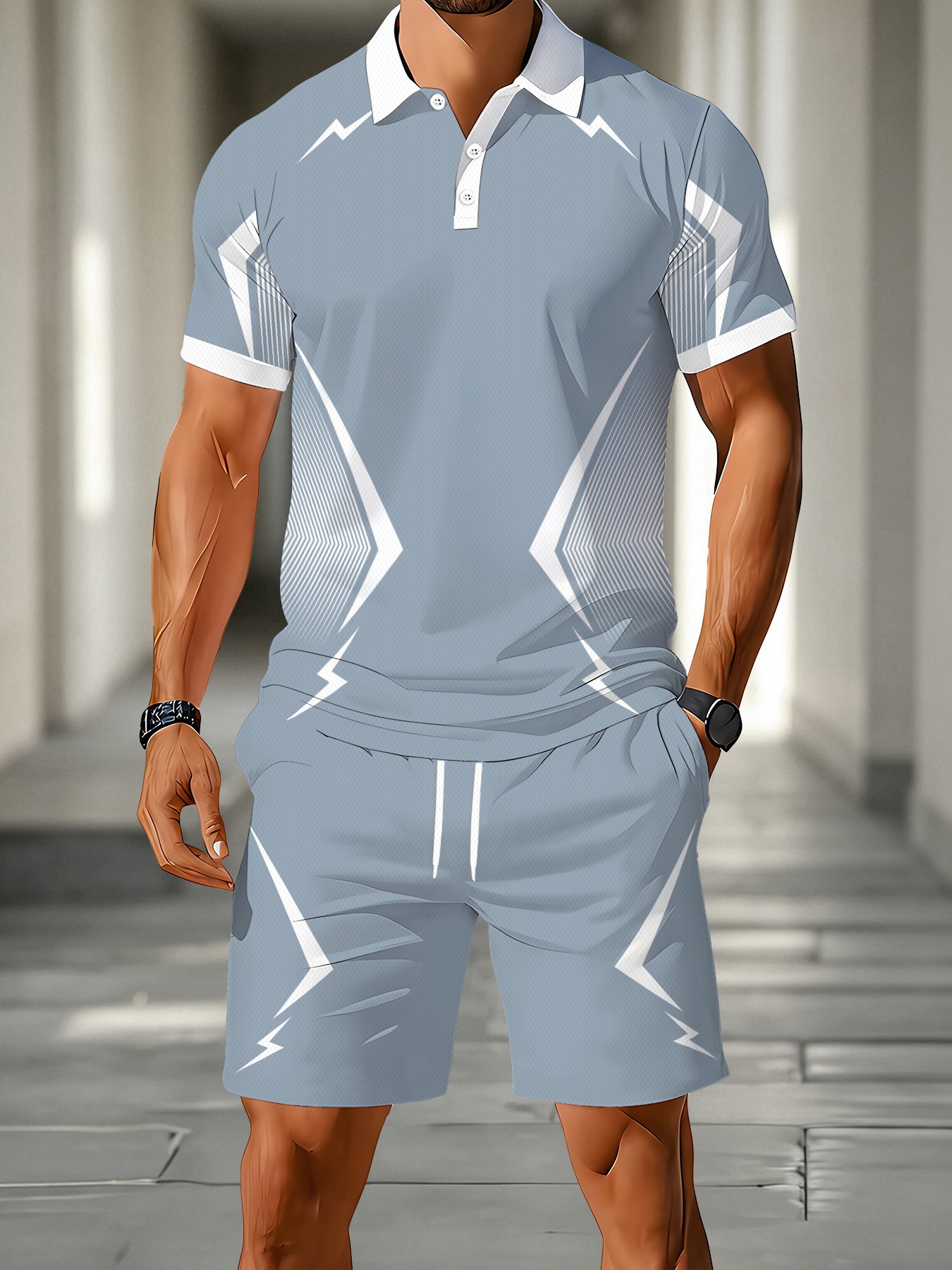 Completo Polo Uomo Americano E - Men'S Fashion Polo Shirt recensione e prezzo