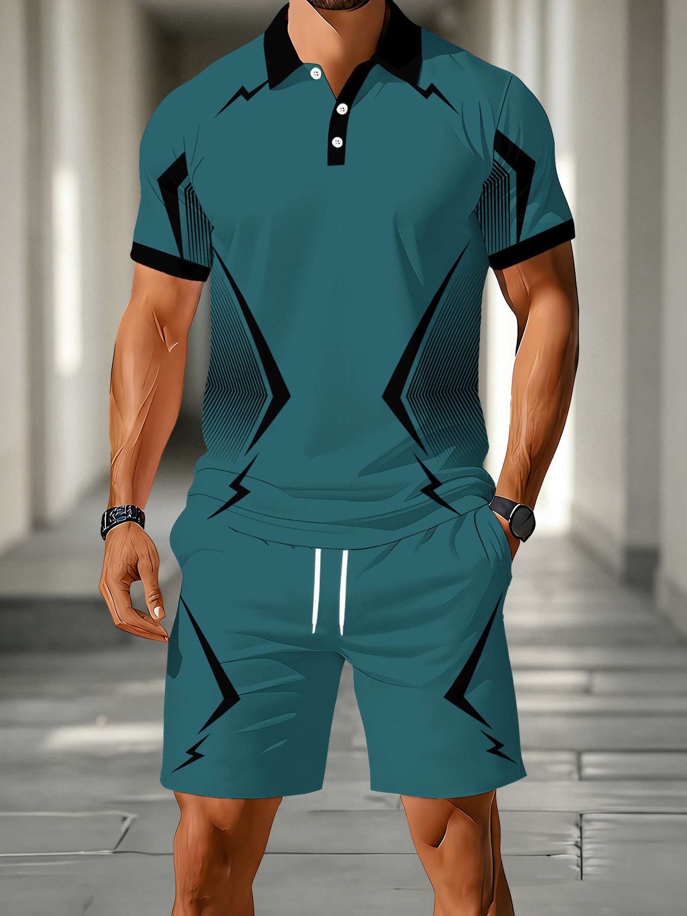 Completo Polo Uomo Americano E - Men'S Fashion Polo Shirt recensione e prezzo